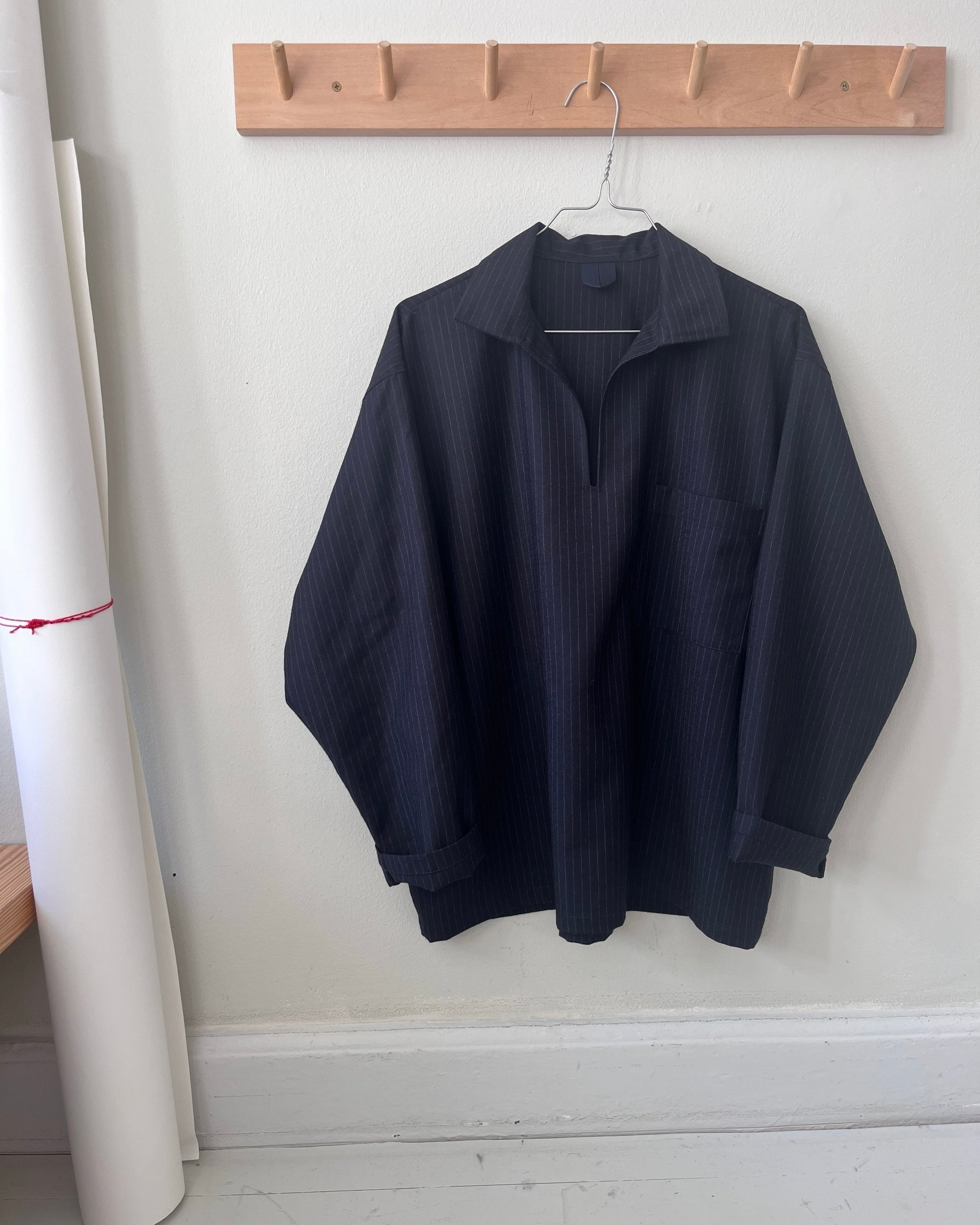 Favorite Shirt—Wool Pinstripe—Medium
