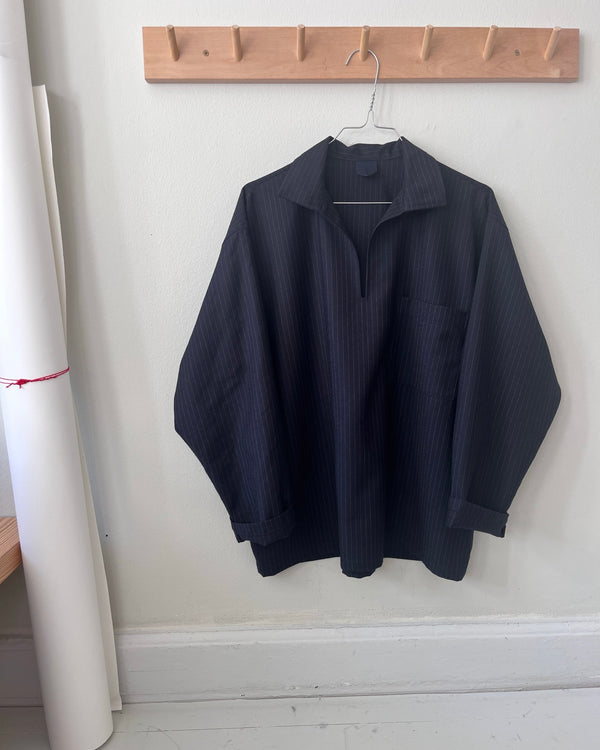 Favorite Shirt—Wool Pinstripe—Medium
