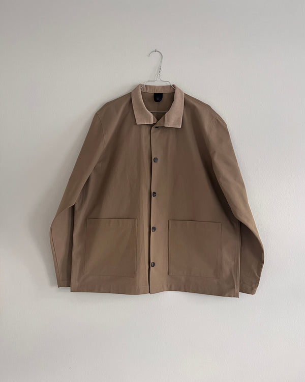 Everyday Jacket—Cotton Light Brown—X-Large
