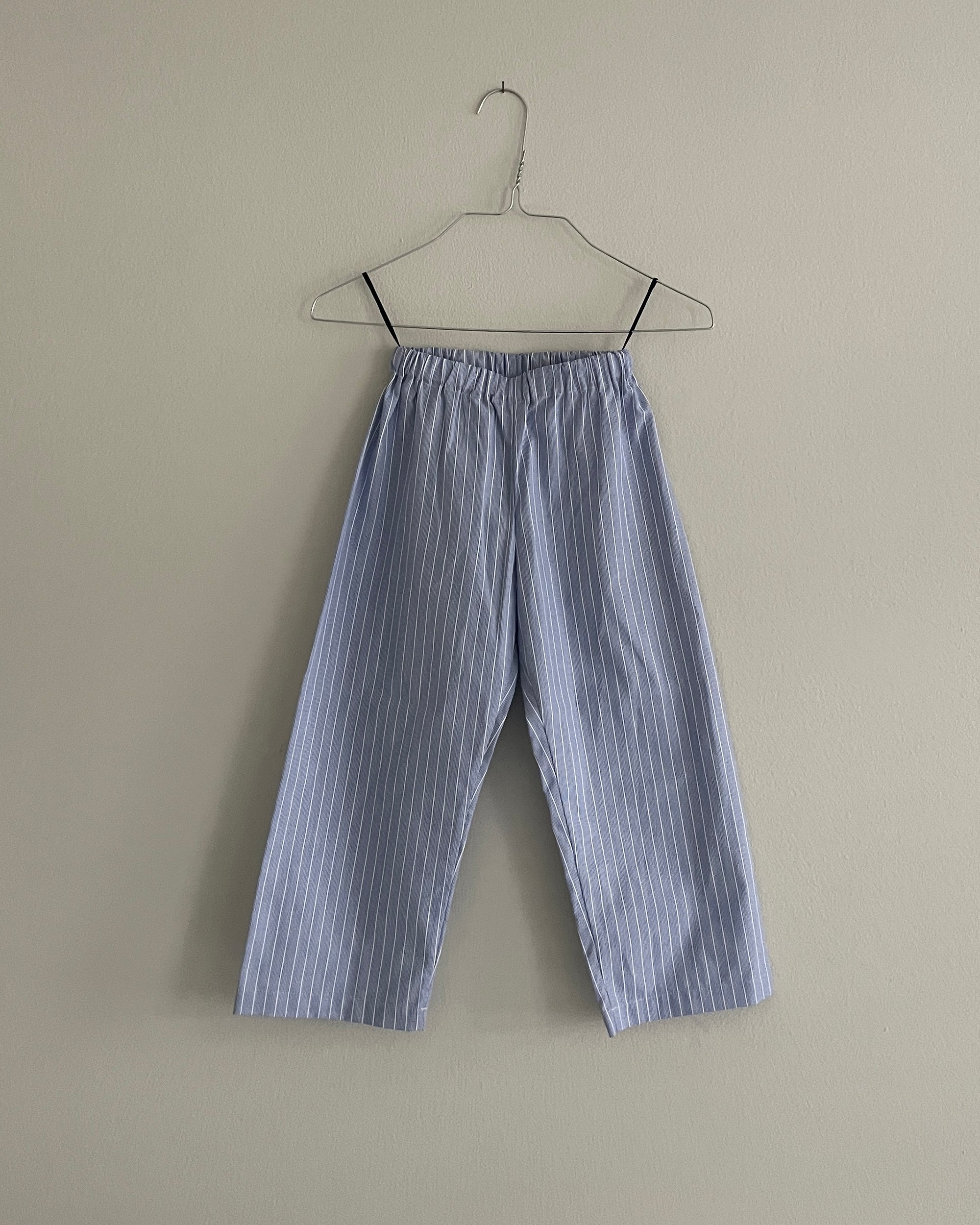 Favorite Pants—Cotton Blue Stripe—4 Yrs
