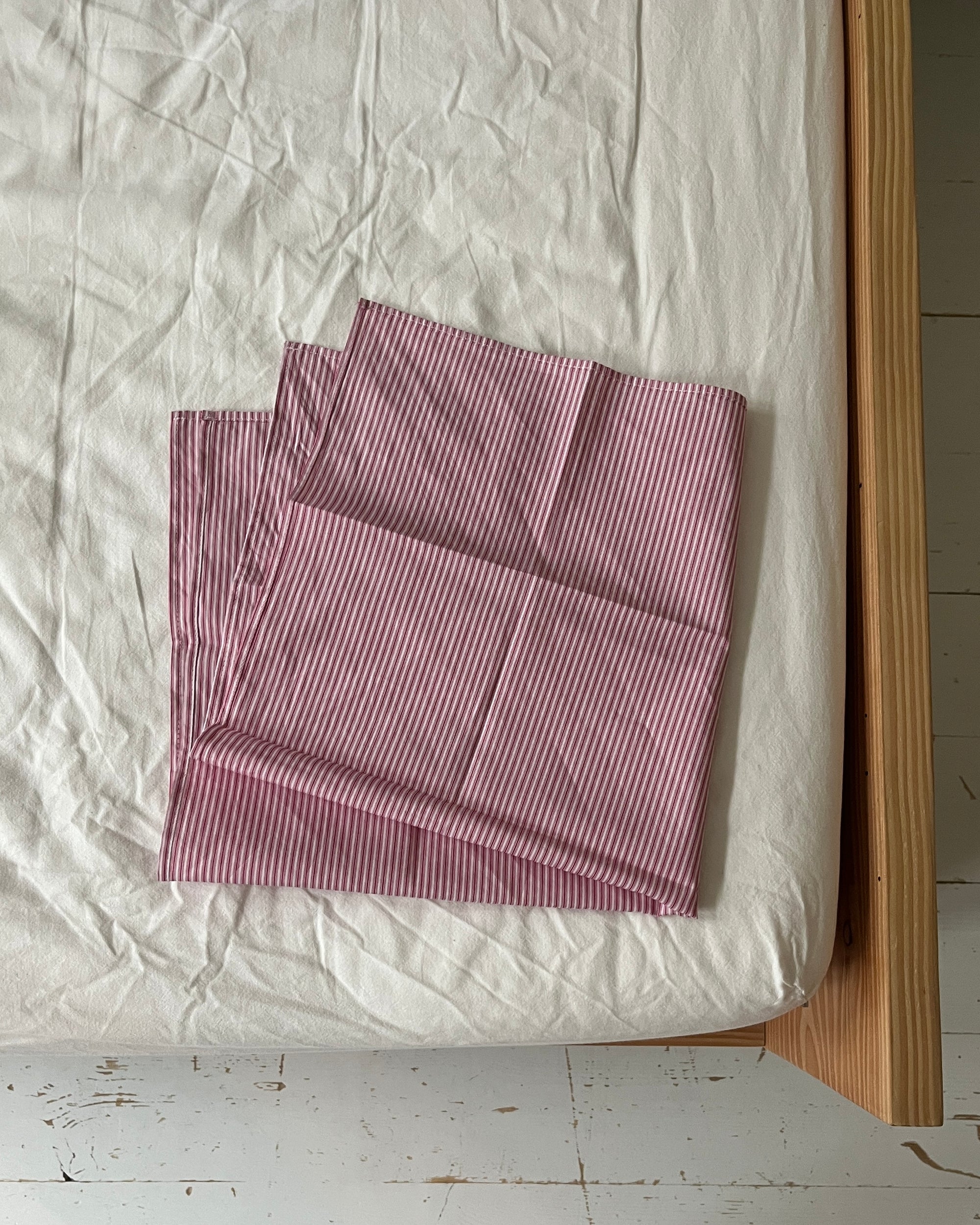 Square Bandana—Cotton Red Stripe—?x?cm