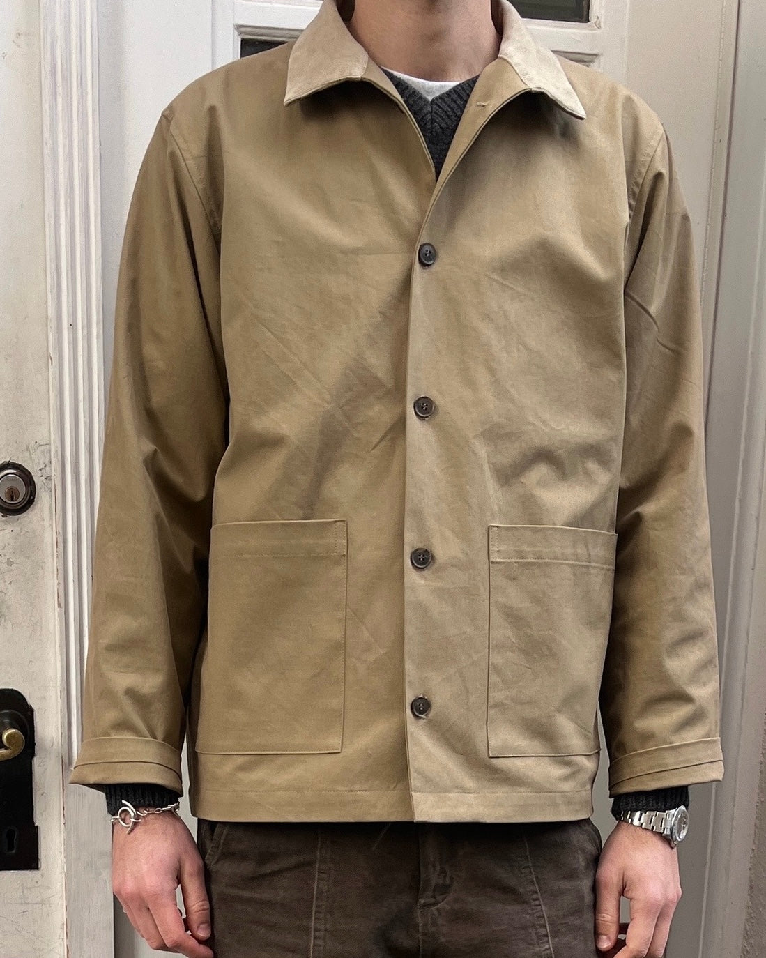 Everyday Jacket—Cotton Light Brown—X-Large